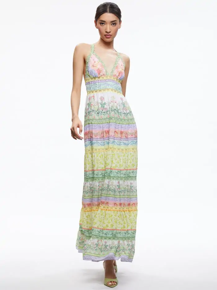 KAROLINA HALTER MAXI DRESS